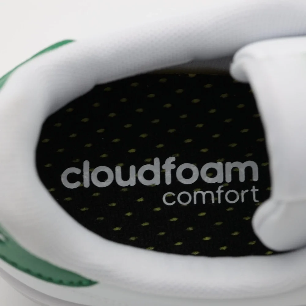 Adidas Men's Advantage‎ Comfortable Athletic Low Top Shoes White/Green Size 8.5 - Picture 6 of 11